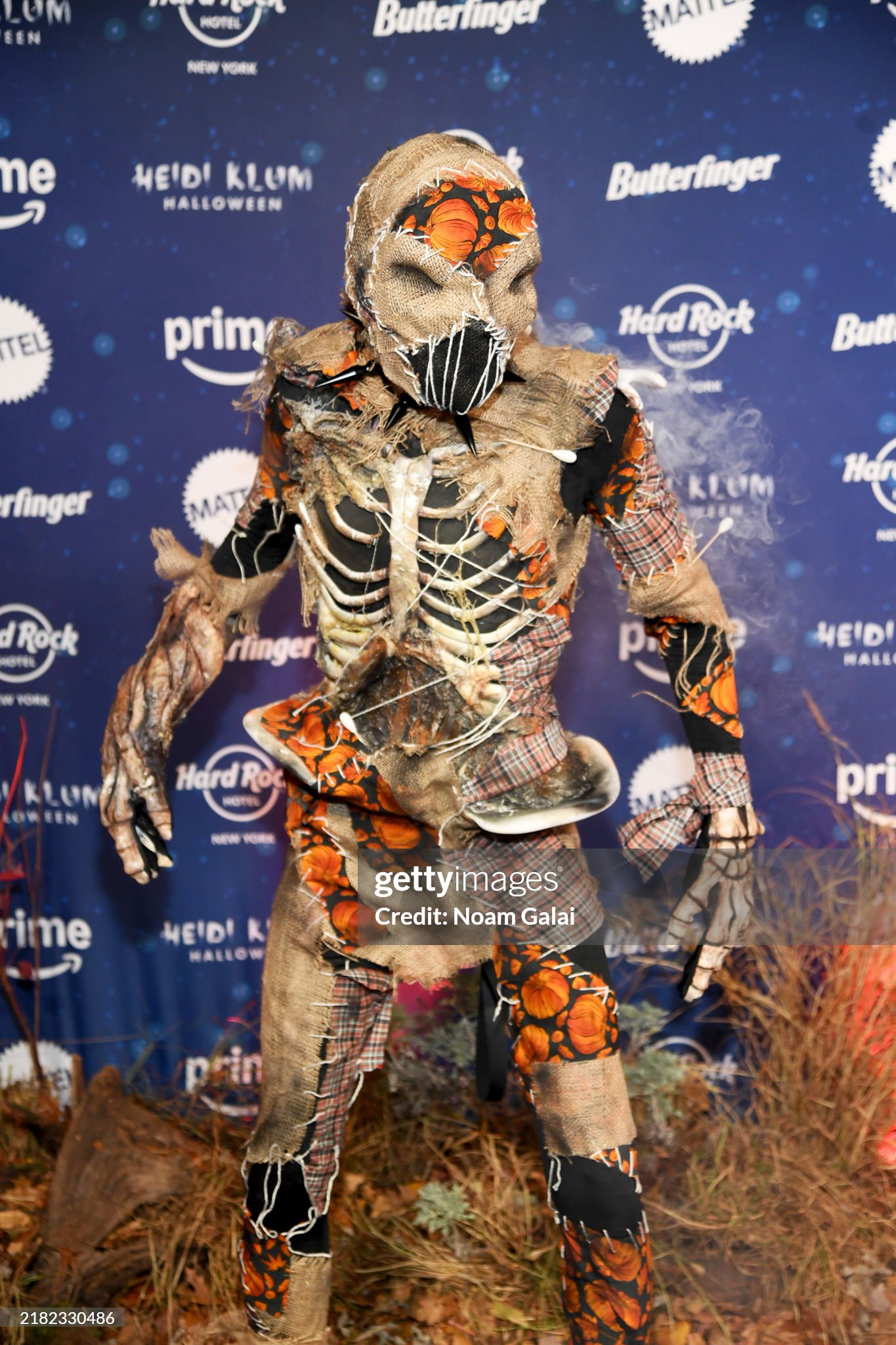 Henry Galea SFX transformation at Heidi Klum Halloween